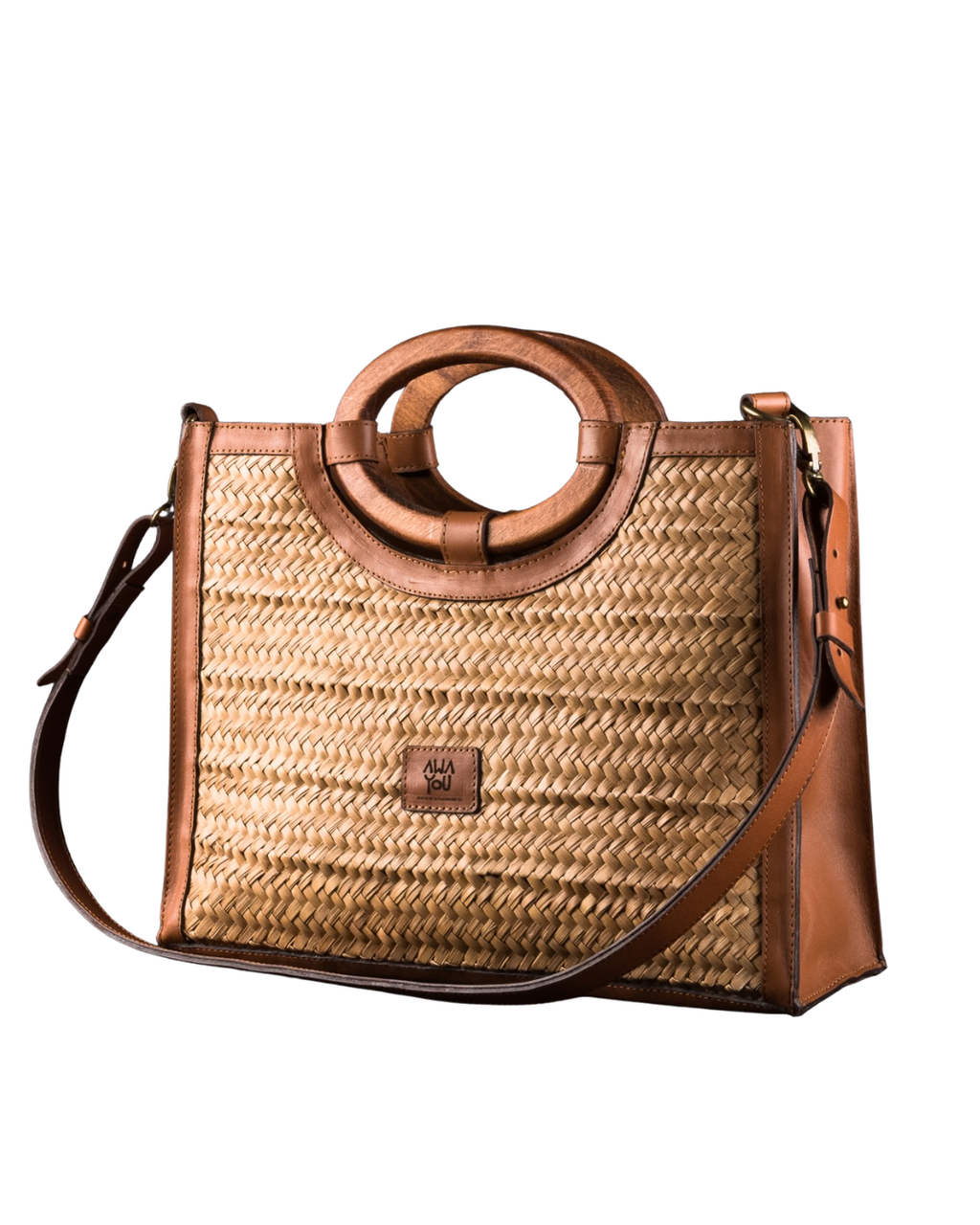 Woody Tote Bag Camel Teinté