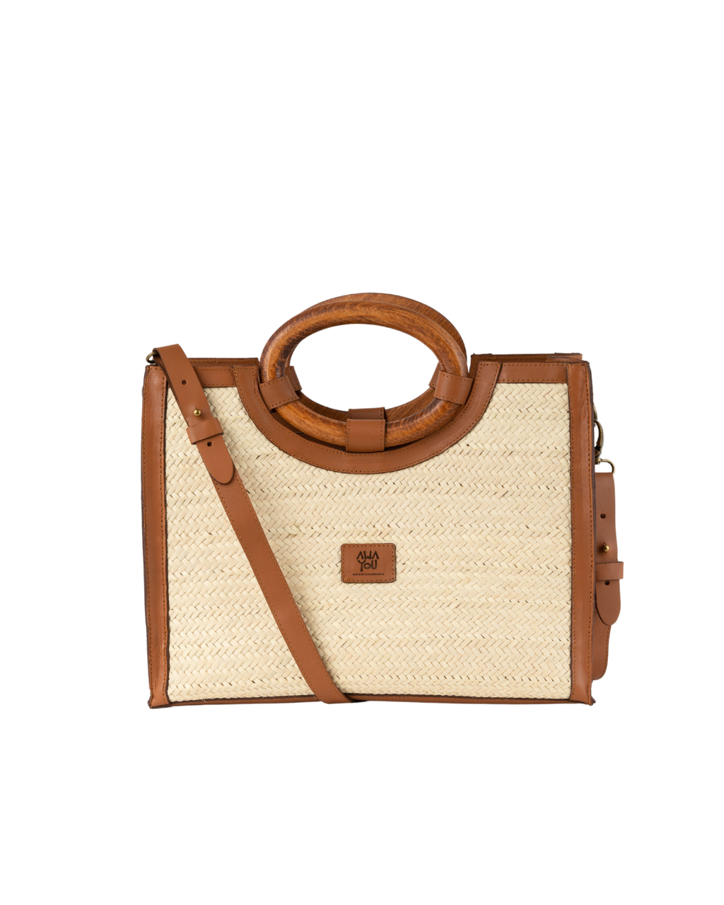 Woody Tote Bag Camel Nature