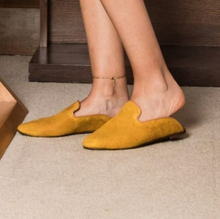 Mule Babouche Jaune ocre