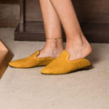 Mule Babouche Jaune ocre