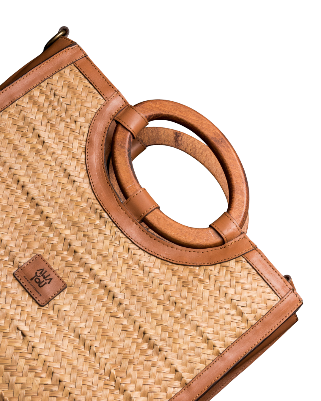 Mini Woody Tote Bag Camel Teinté