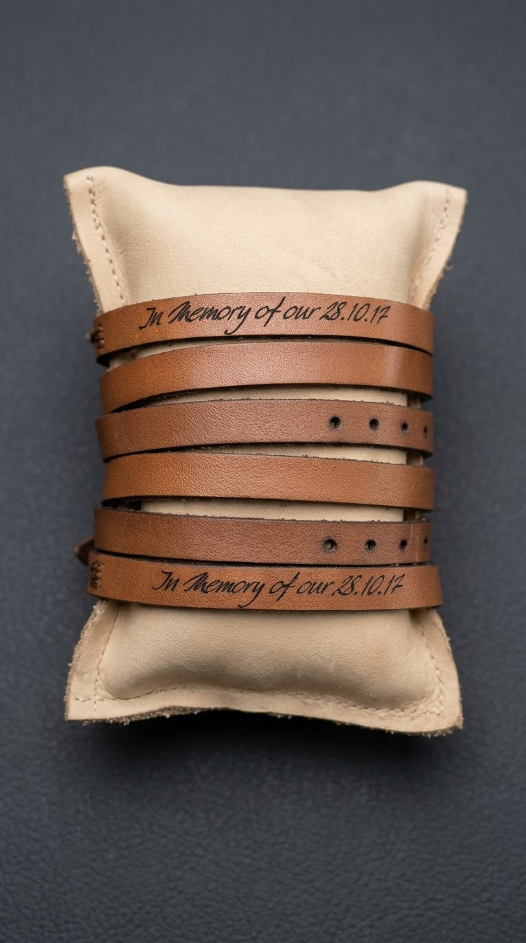 Bracelet Wrap Cuir Personnalisable