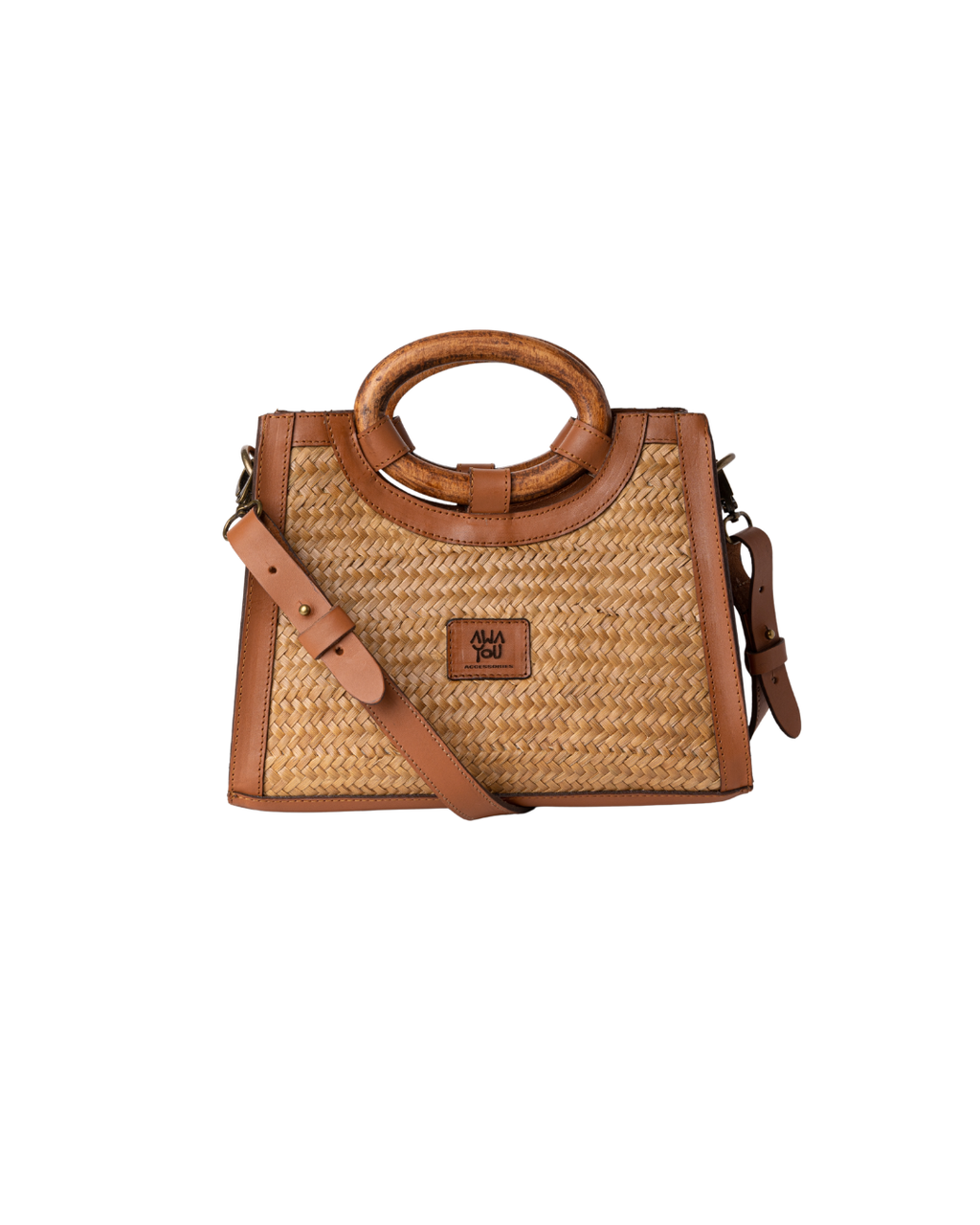 Mini Woody Tote Bag Camel Teinté